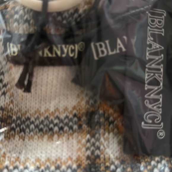 ✨Host Pick✨Blank NYC Plaid Lightweight Teddy Coat- Sz Medium - Picture 5 of 5